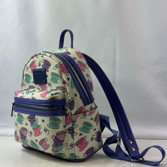 Disney Parks Loungefly Mad Tea Party Mini Backpack Alice In Wonderland Tea Cups - Picture 1 of 13